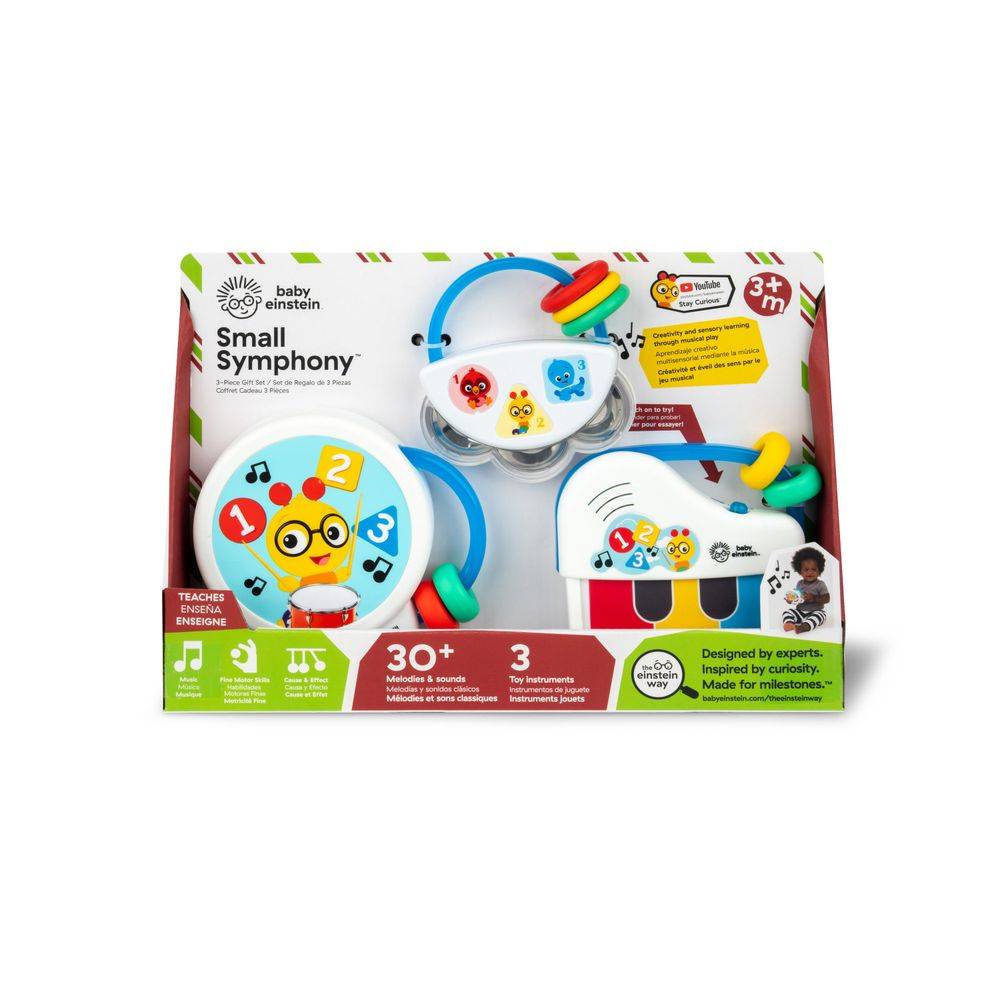Baby Einstein Small Symphony Musical Toy Set, 3 Pieces, 3 months+