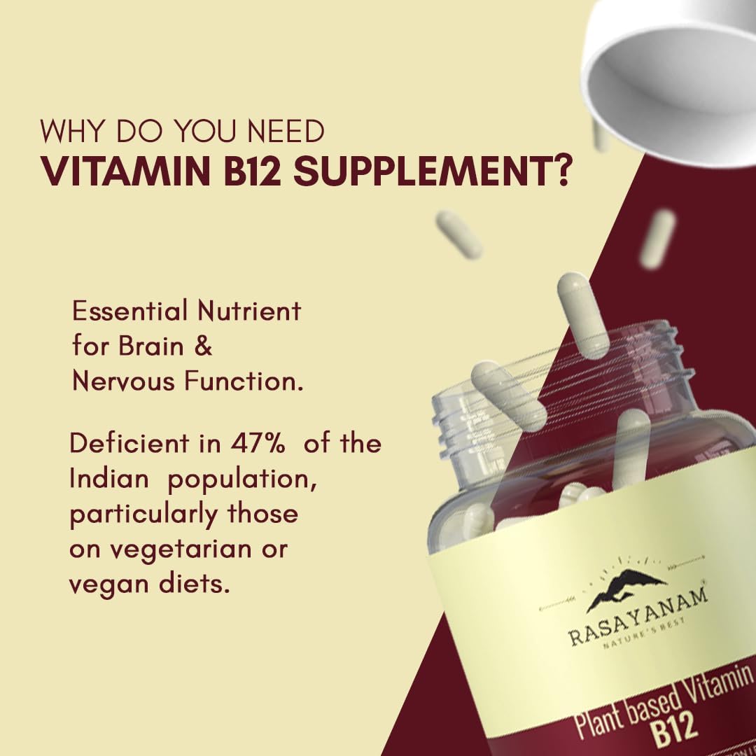 Rasayanam Plant Based Vitamin B12 120 Capsules