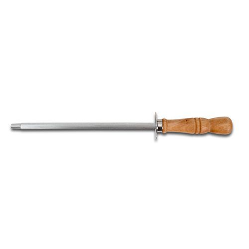 NAVA Stainless Steel Knife Sharpener Terrestrial With Wooden Handle