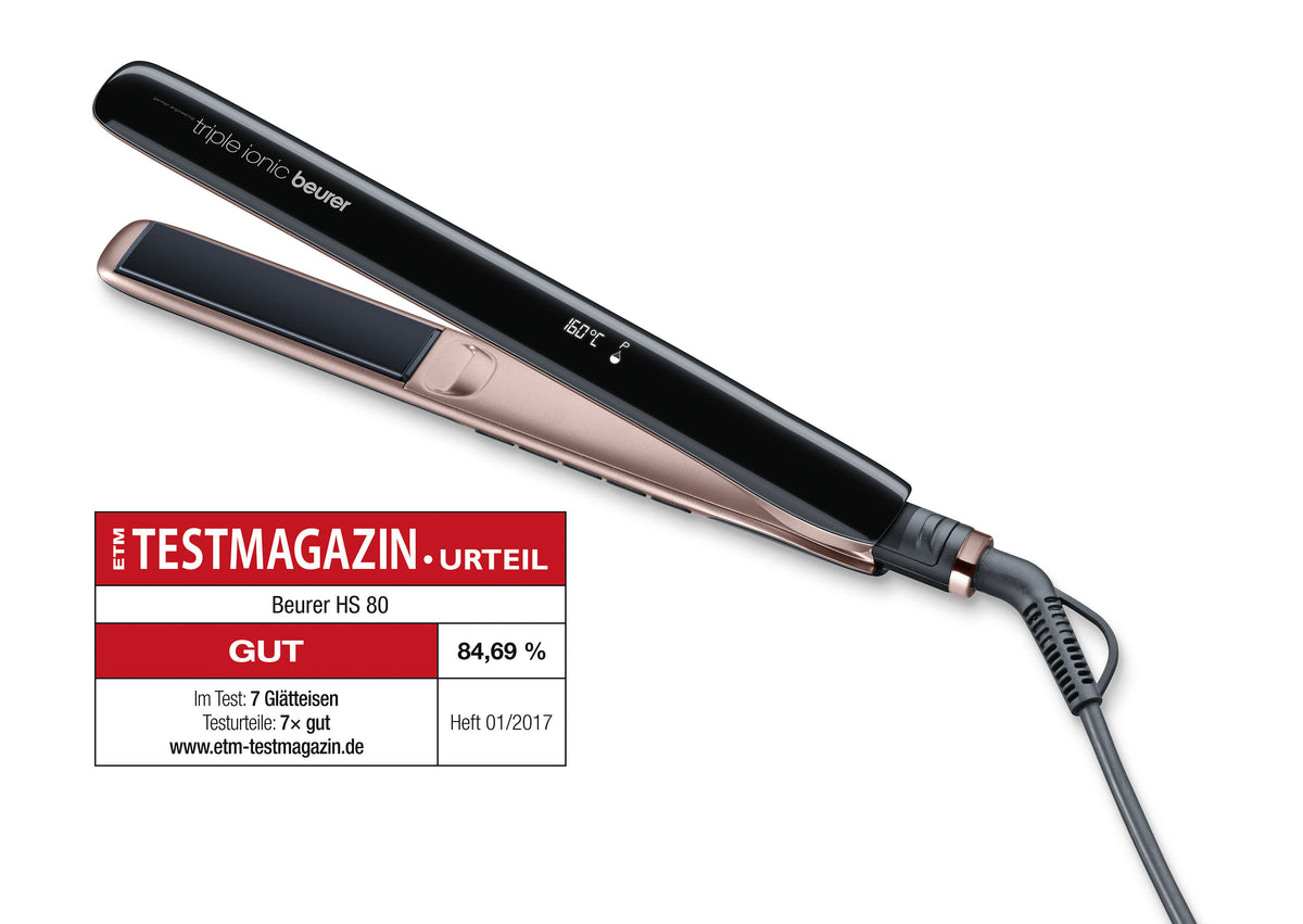 BEURER HS80 HAIRSTRAIGHTNER TRIPLE IONIC