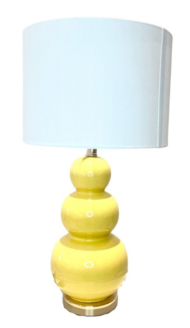 Yellow Stacked Sphere Table Lamp #TL0397