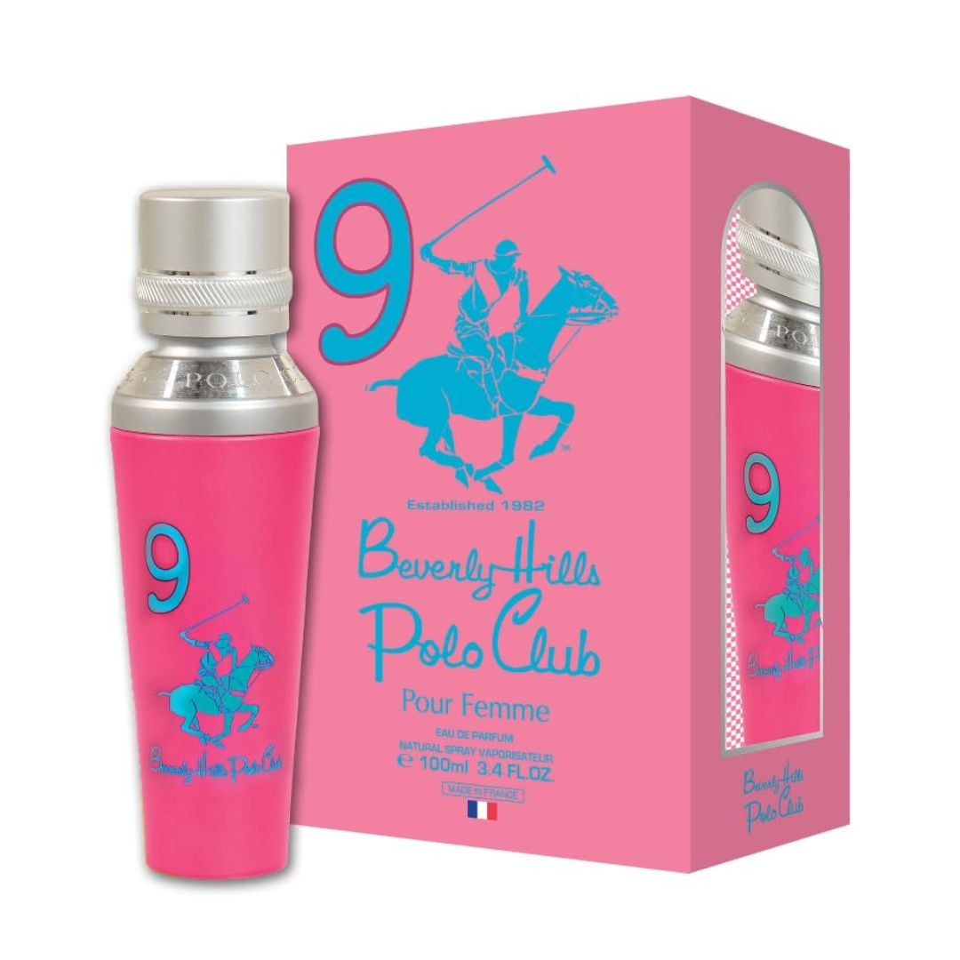 Beverly Hills Polo Club No. 9 Eau de Parfum for Women, 100ml - Makasib Offer