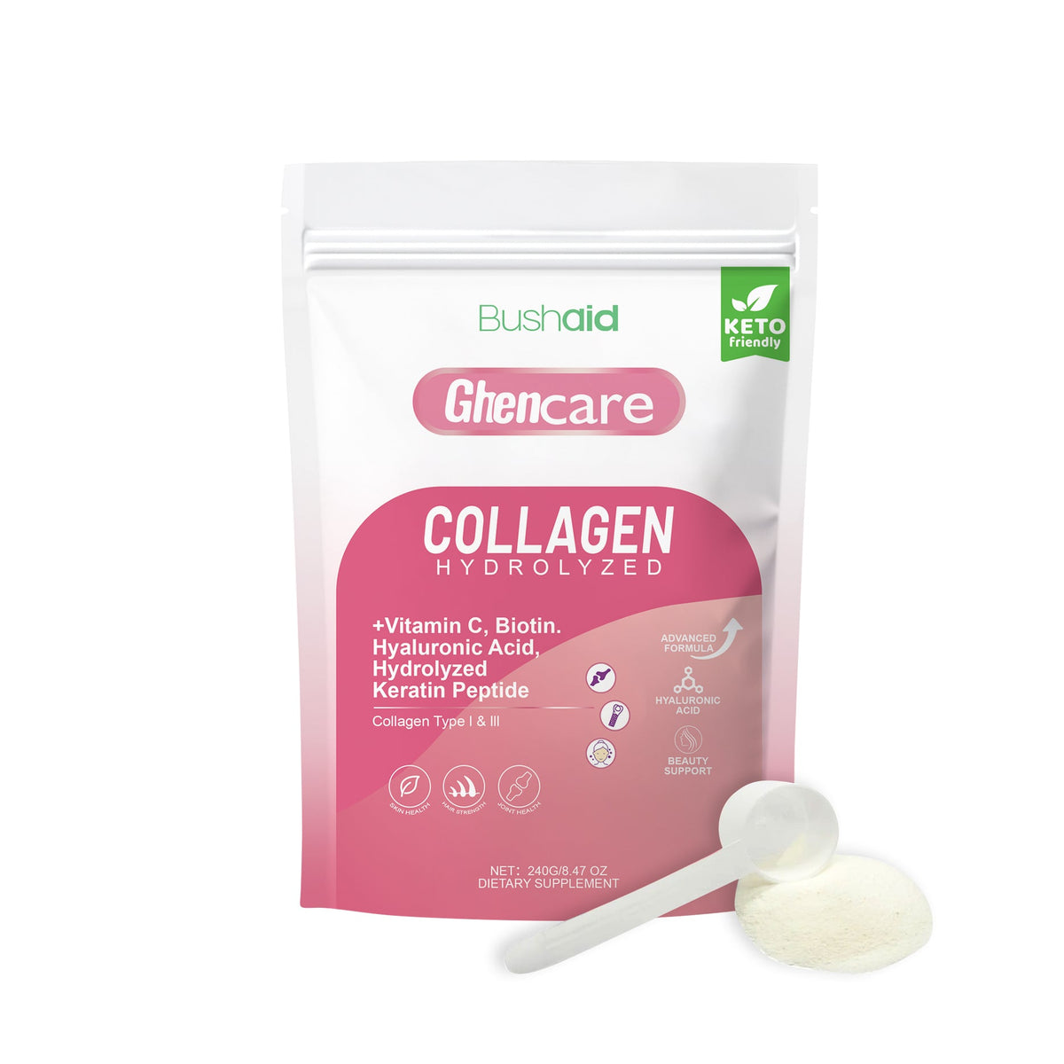 Boost Your Skin & Hair with Collagen Powder, Oregano & Black Cumin, Body Care ,240g