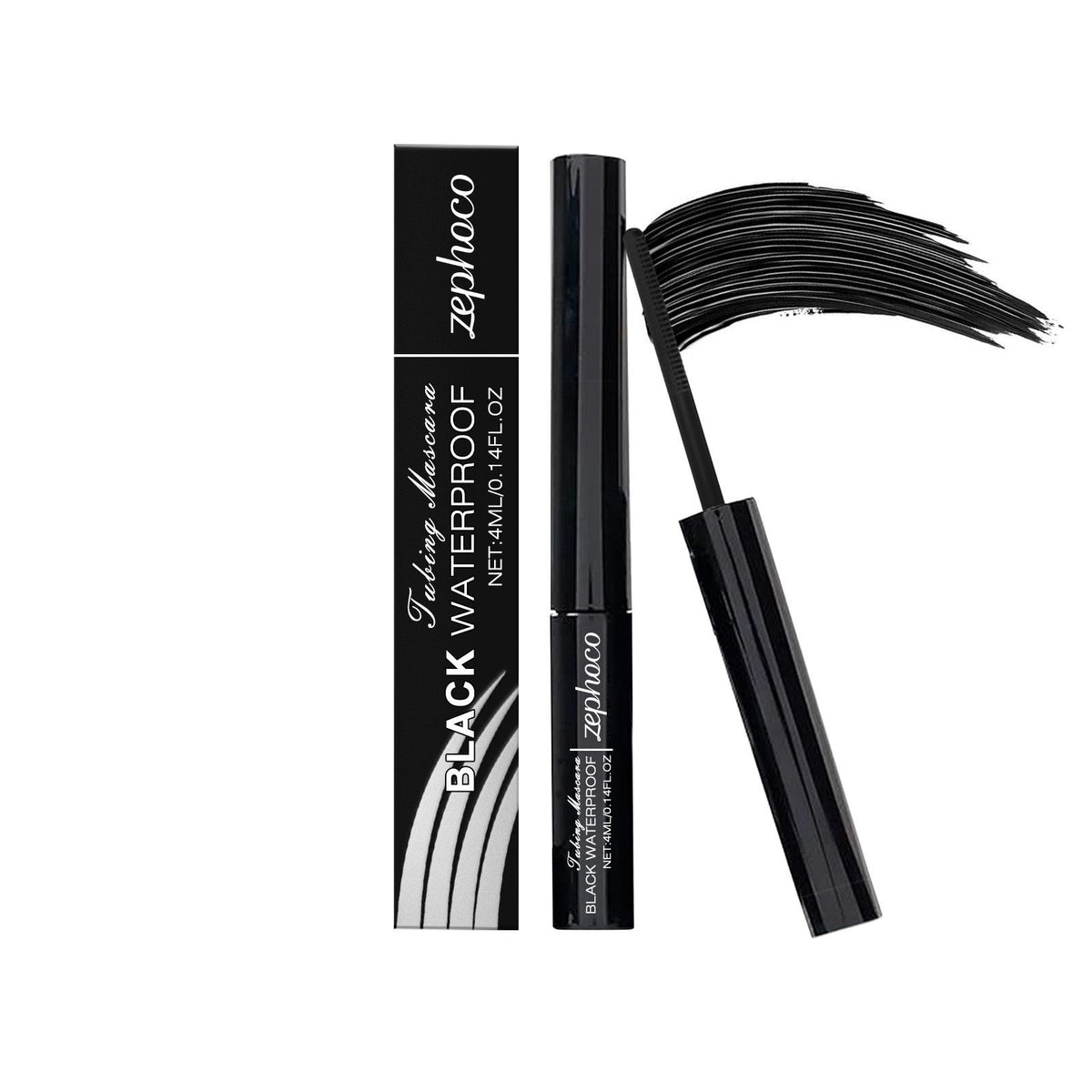 3D Black Mascara, Long-Lasting, Curl, Smudge-Proof, Natural Volume ,4ml