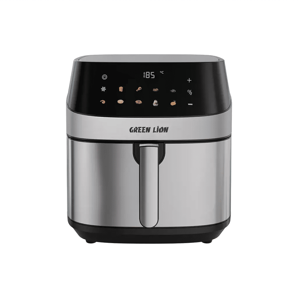 Green Lion Deluxe Air Fryer LED Touch Screen 8L, 2200W, Black