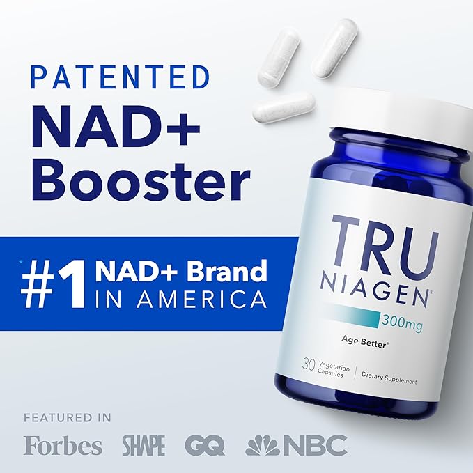 TRU NIAGEN - Vitamin B3 | Advanced NAD+ Booster | Nicotinamide Riboside NR | Increases Energy & Promotes Anti Aging