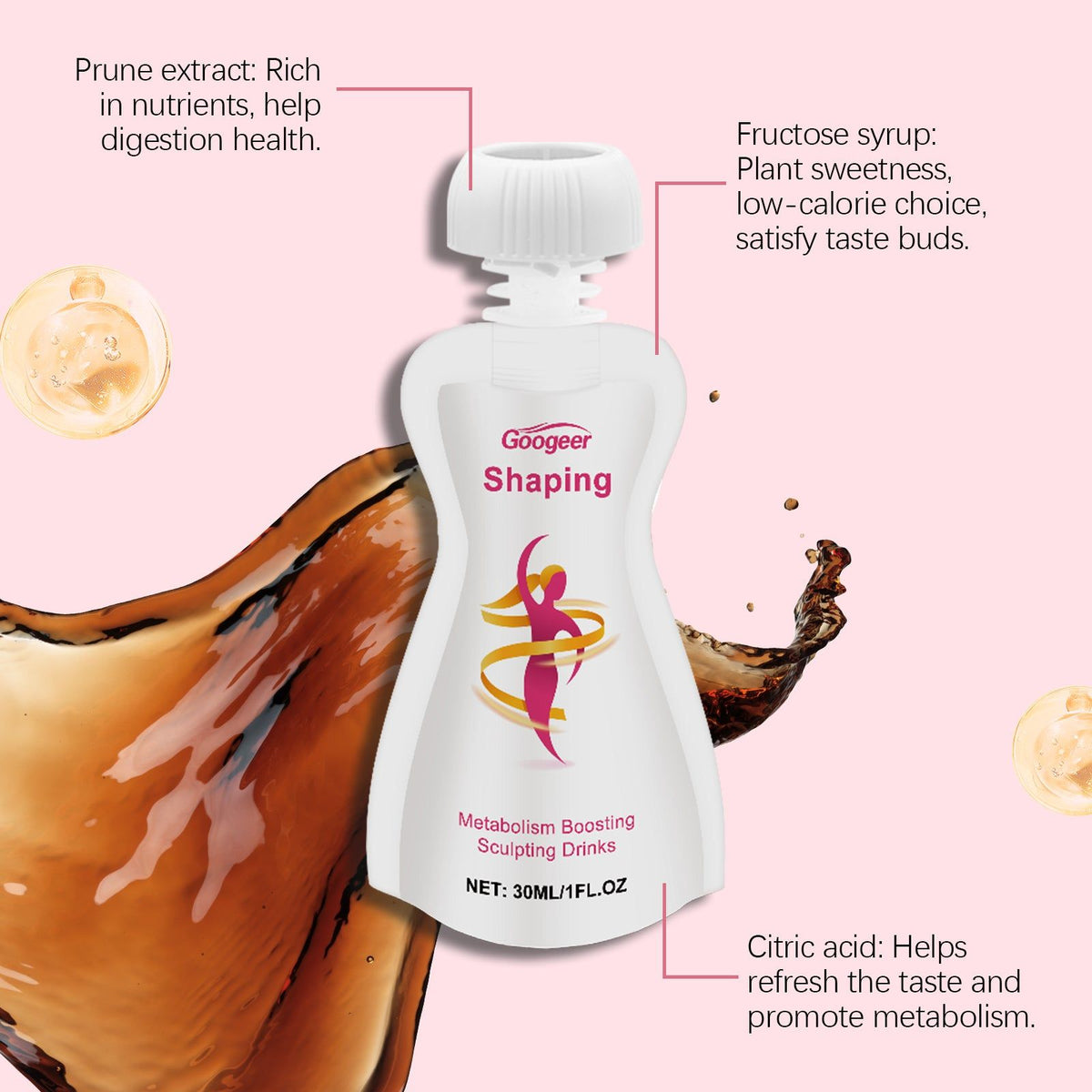 Boost Your Body Care, Metabolism & Fat Burn, Sculpting Drinks for Weight Loss ,1 set