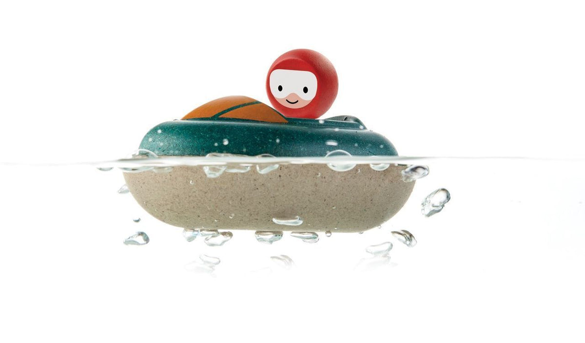 PlanToys Speed Boat — Wooden Toy Boat