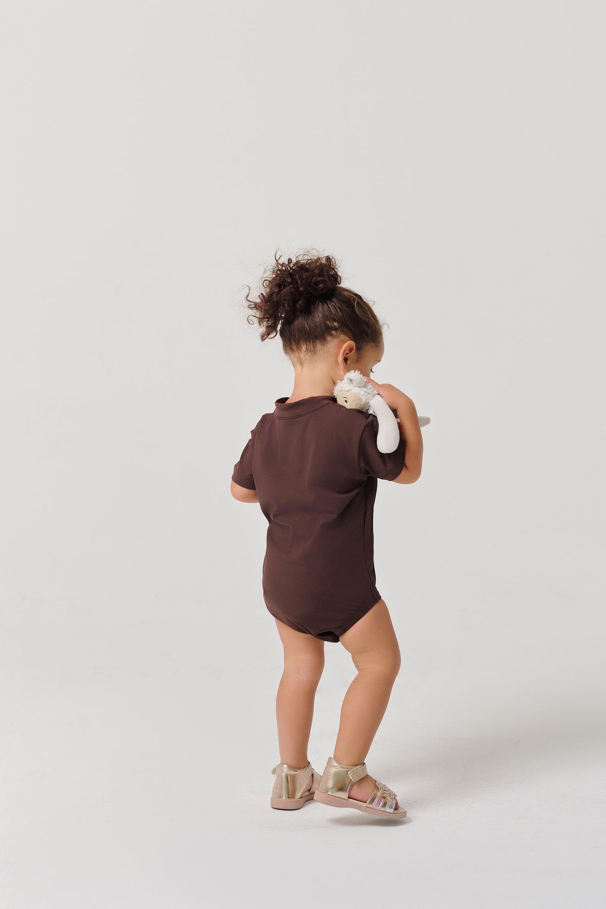 MULU Classic Unisex Baby Romper - Brown