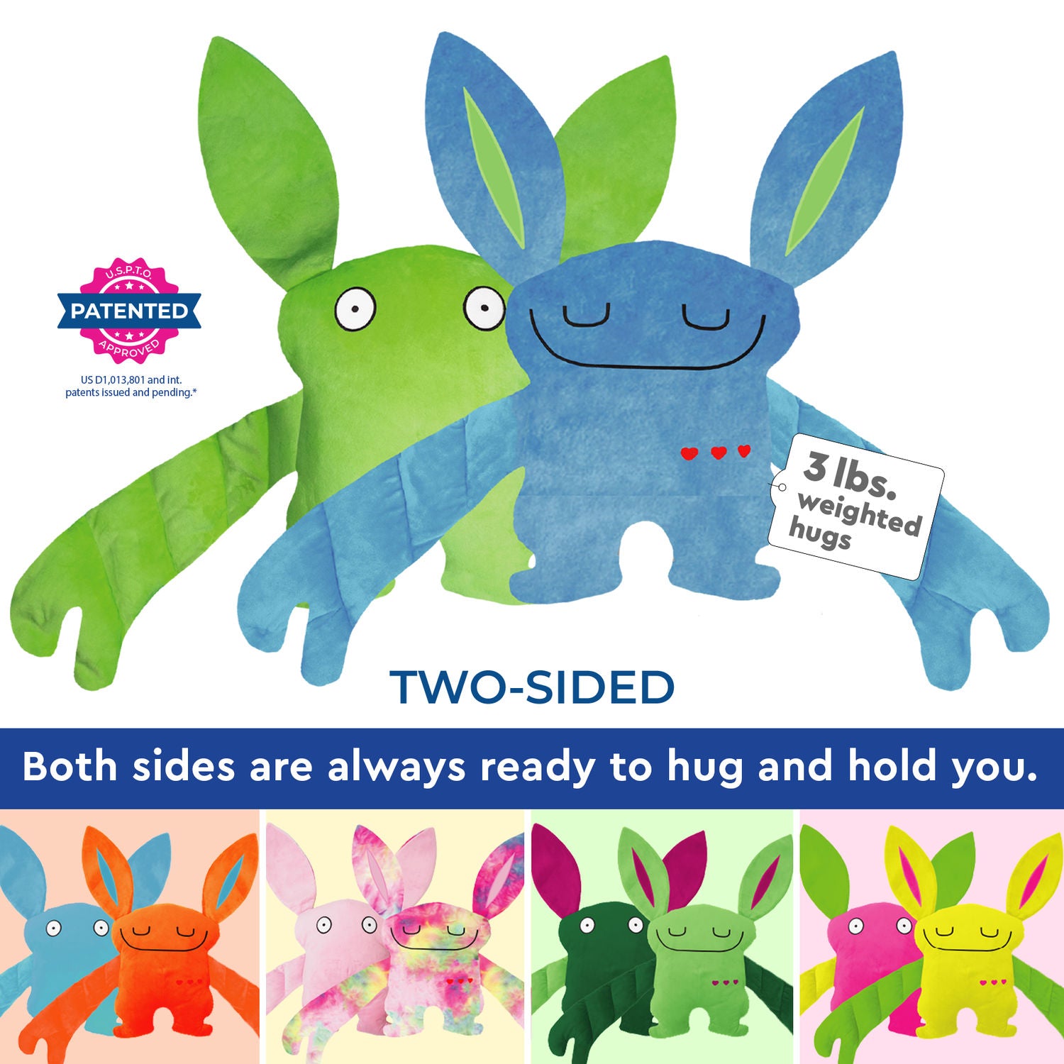 Bumpas Weighted Plush Toy, 35.6cm, 1.4kg
