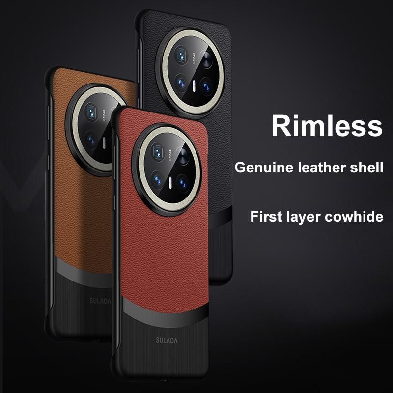 Leather Hybrid PC Case For Huawei Mate 70 Pro / Mate 70 Pro+