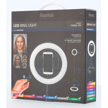 HAMA 4642 SPOTLIGHT102 LED RING LIGHT, FOLDABLE, 10.2"