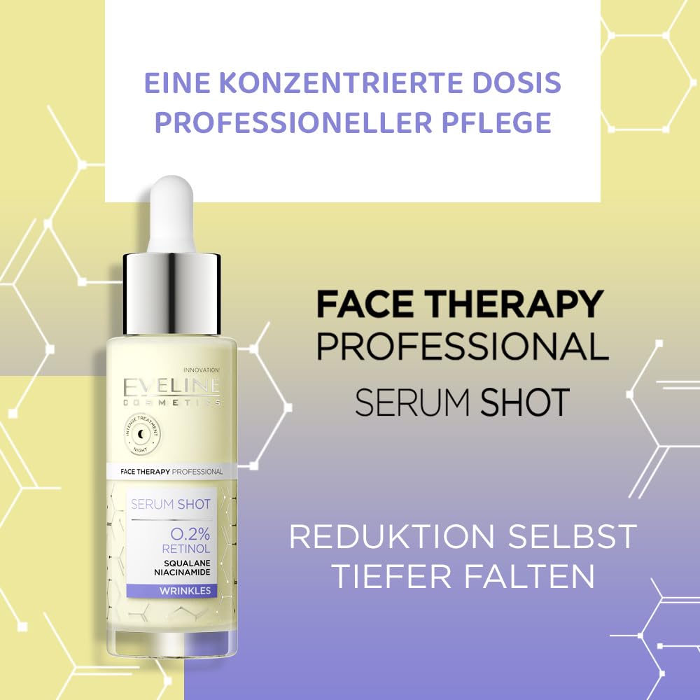 Eveline Serum Shot Retinol 0.2% Wrinkles 30Ml