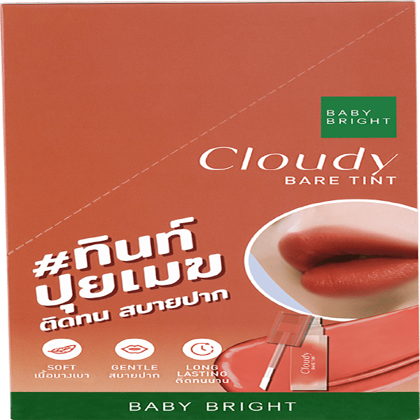 CLOUDY BARE TINT 2.6G BABY BRIGHT (M) #07 ORANGE LAVA