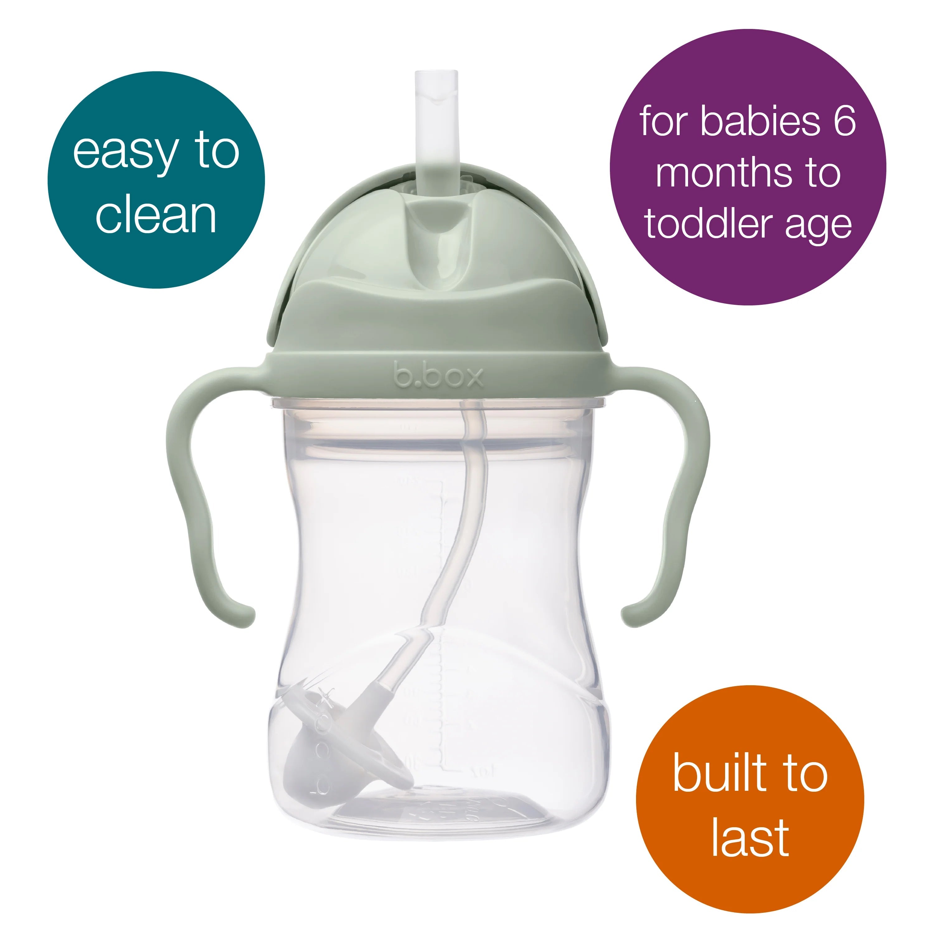 b.box Sippy Cup – Sage