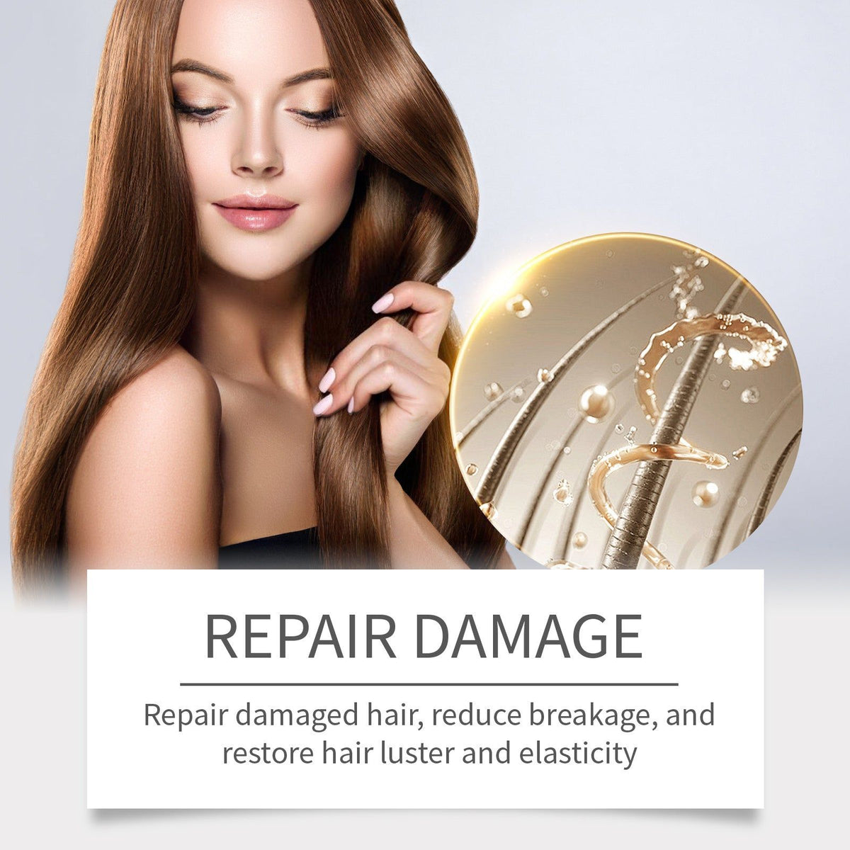 Blue Copper Peptide Hair Care Essence, Nourishing Frizz, Strengthening Hair, Moisturizing, Hair Growth Serum ,30ml