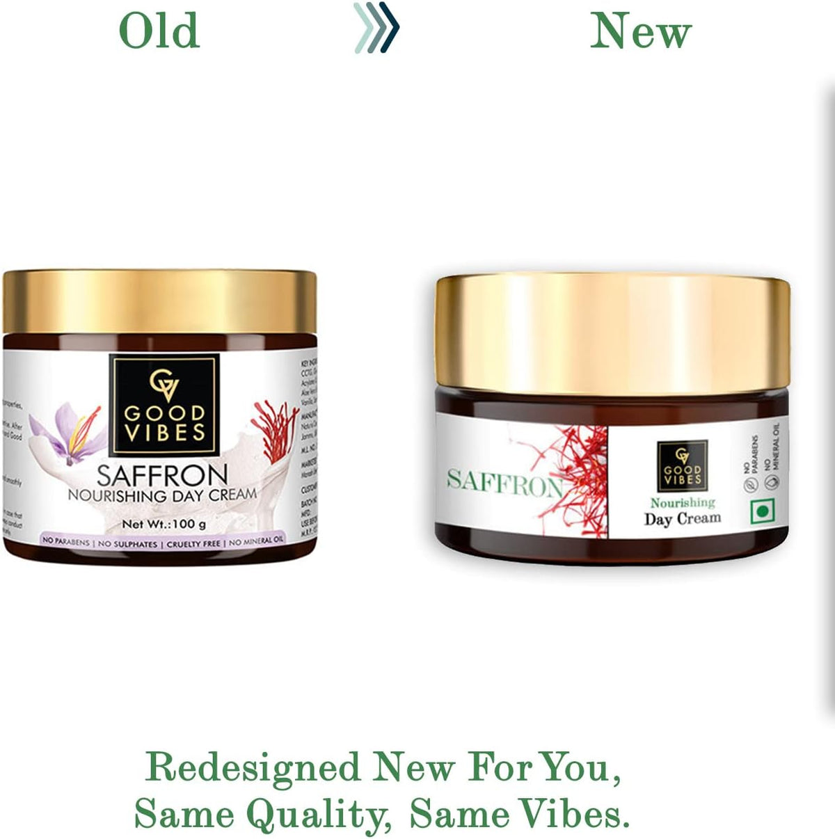 Good Vibes Saffron Nourishing Day Cream 100 gm