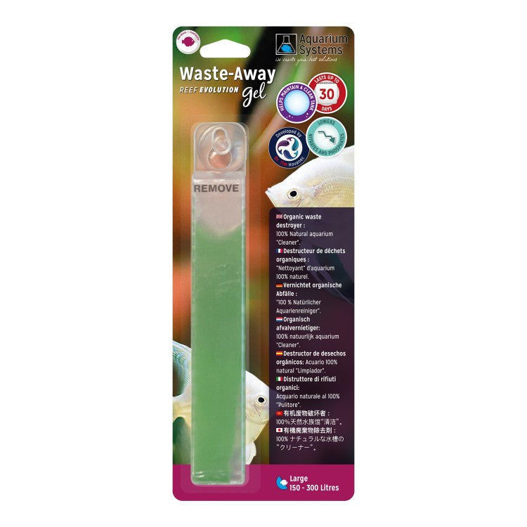 Aquarium Systems Waste-Away Gel Freshwater Single Pack Large, 150-300 L