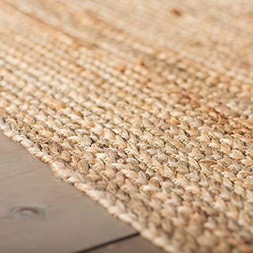 AIESY® Handwoven Jute Chindi Braided Carpet for Home