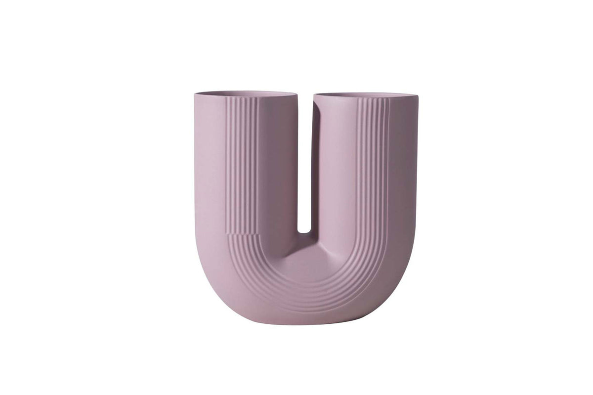 Arch Duo Vase – Blush Rose