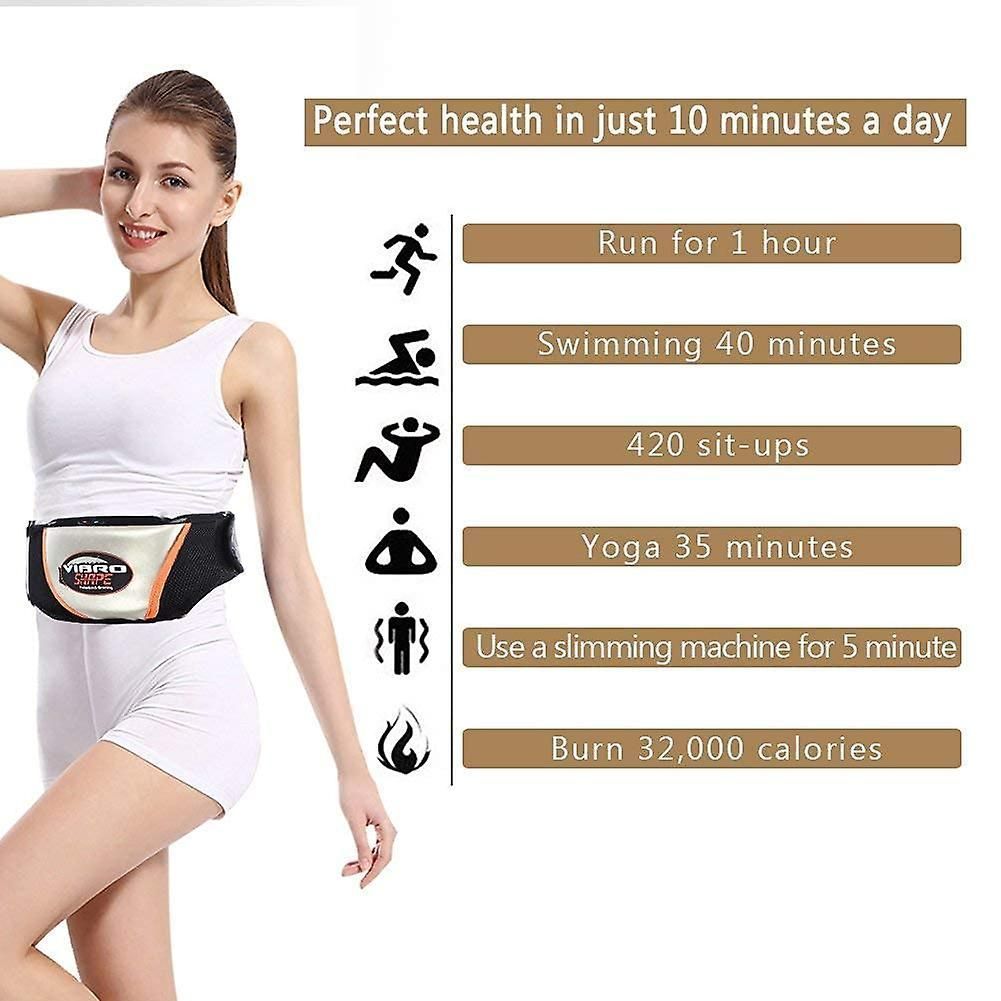 Professional Fitness Vibro Shape Vibration Fat Burner Relaxing Belt Massager with Remote Control