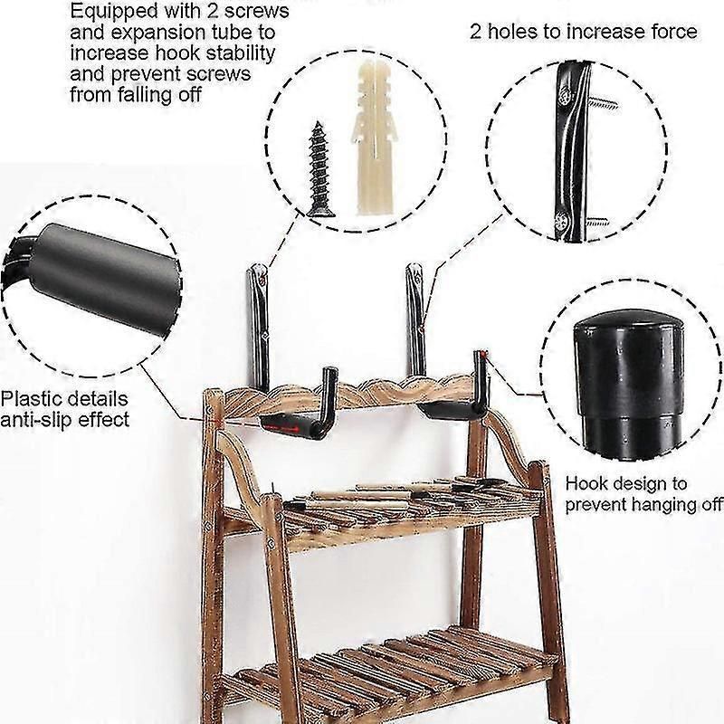 Heavy Duty Garage Storage Hooks Wall Mount Kayak Rack
