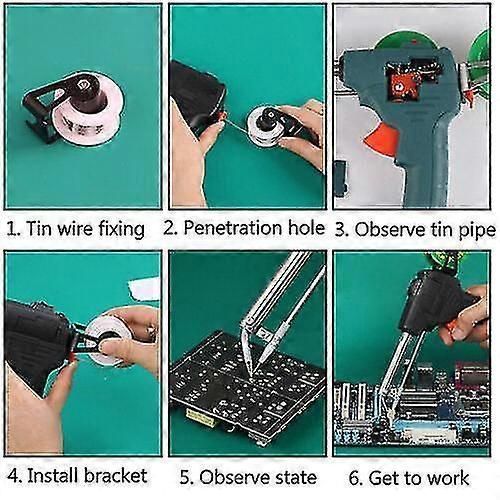 60w Hand-held Soldering Iron Welding Gun Tool