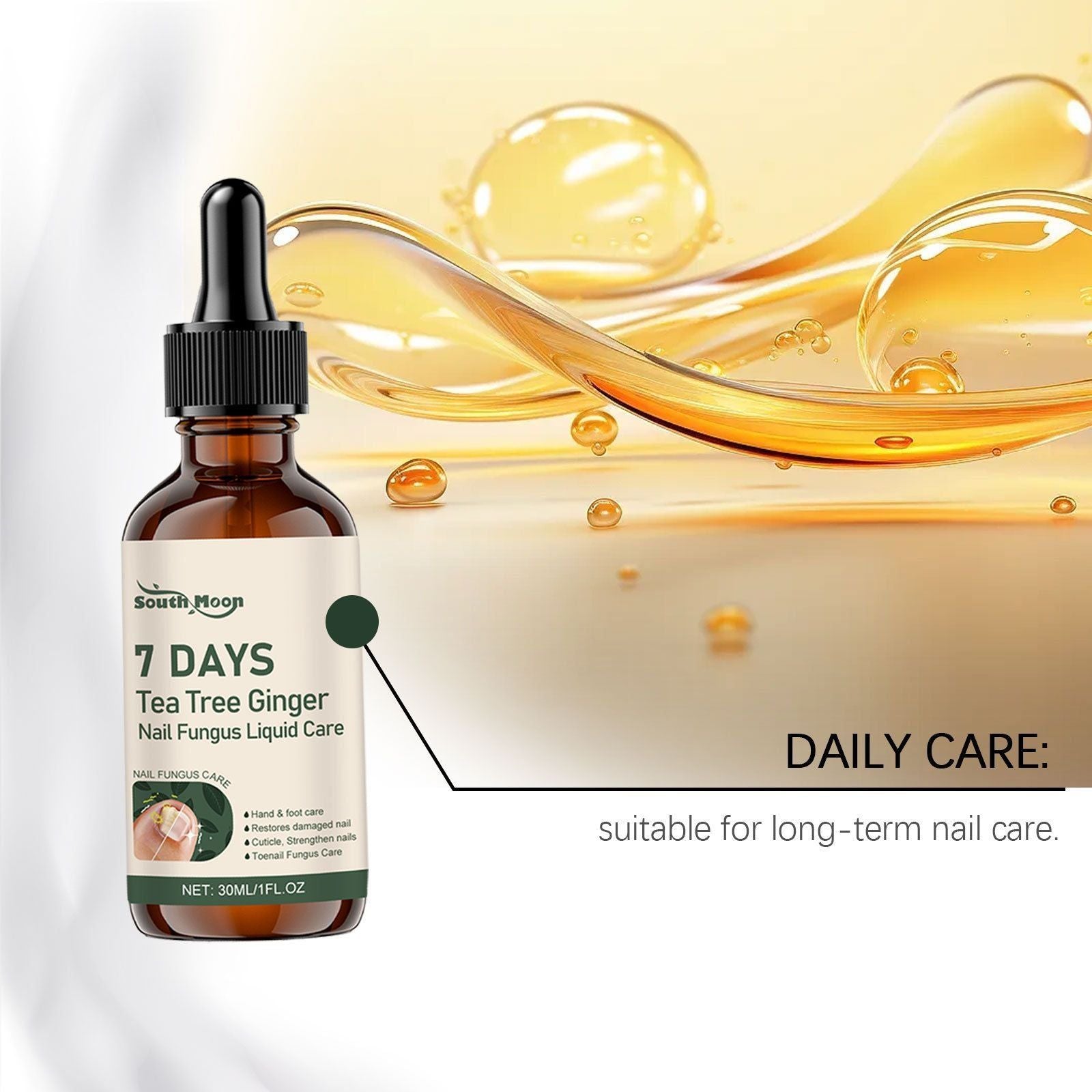 Nail Care Treatment Liquid for Strong Shiny Nails 30ml