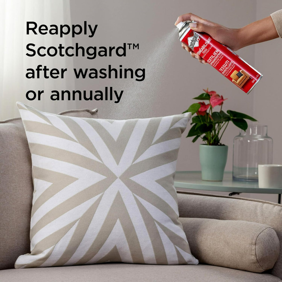Scotchgard™ Fabric Water Shield Aerosol Spray, 295 ml, Water-Repellent Fabric Protector