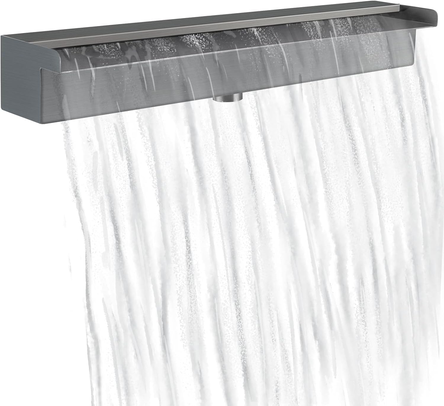 Hengbo Stainless Steel Sheer Descent, Waterfall Spillway for Swimming Pool, Garden Outdoor Pond, Spa