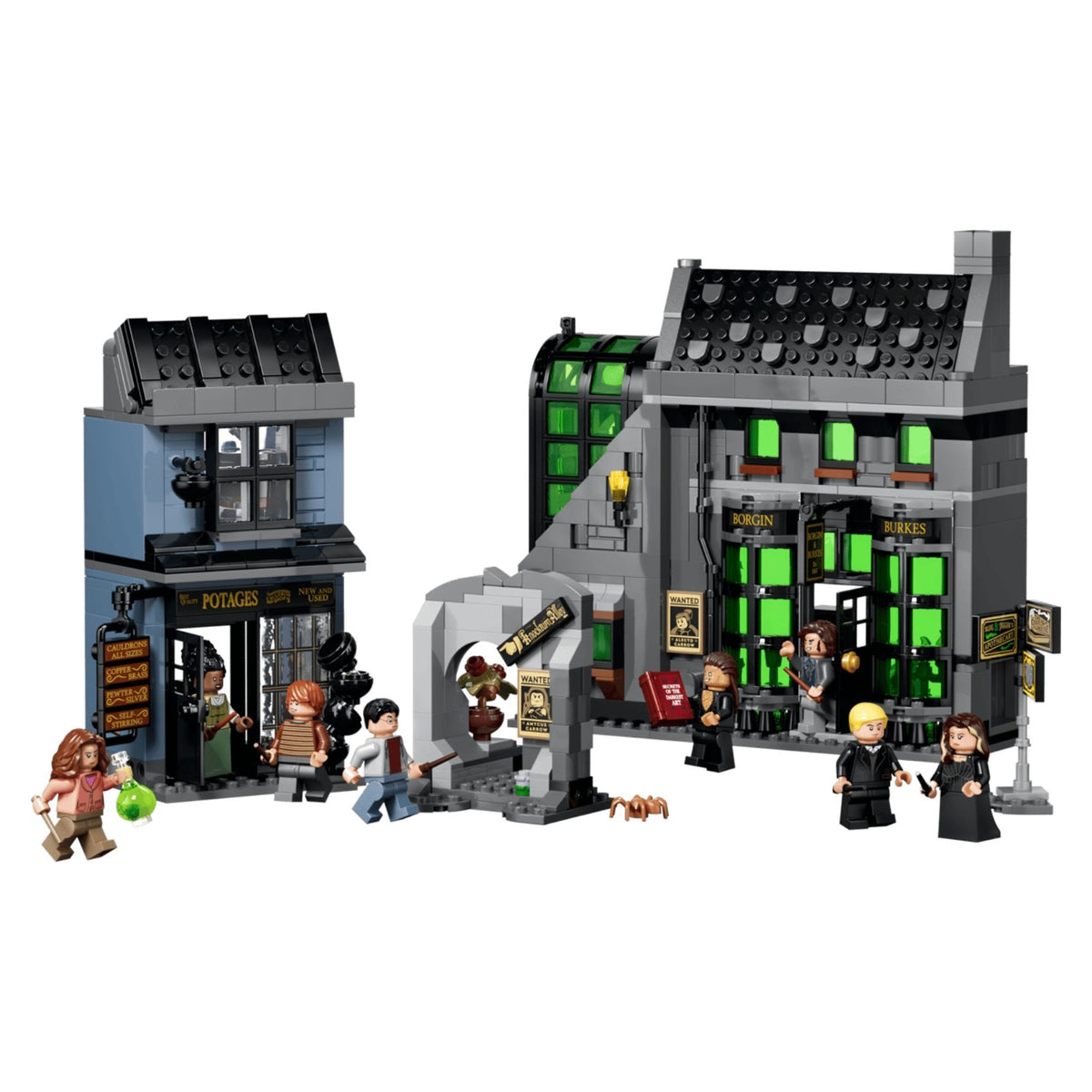 LEGO Harry Potter 76471 Knockturn Alley Wizarding Shops Building Toy Set, 788 Pieces for Girls and Boys Ages 8 Years and Above