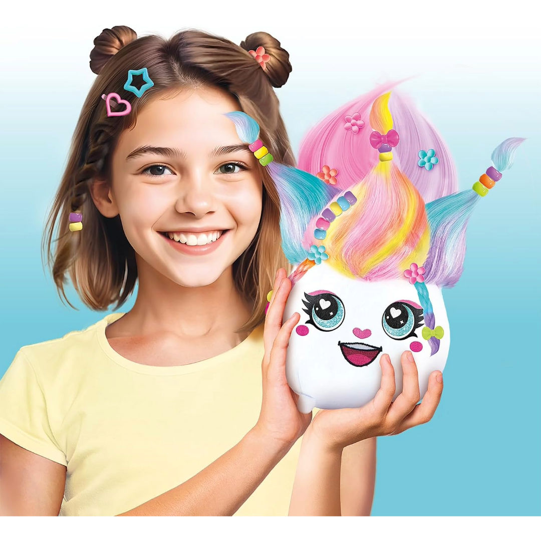Canal Toys Airbrush Plush Hair'iffic Hairstyle Salon Playset, 6+ Years