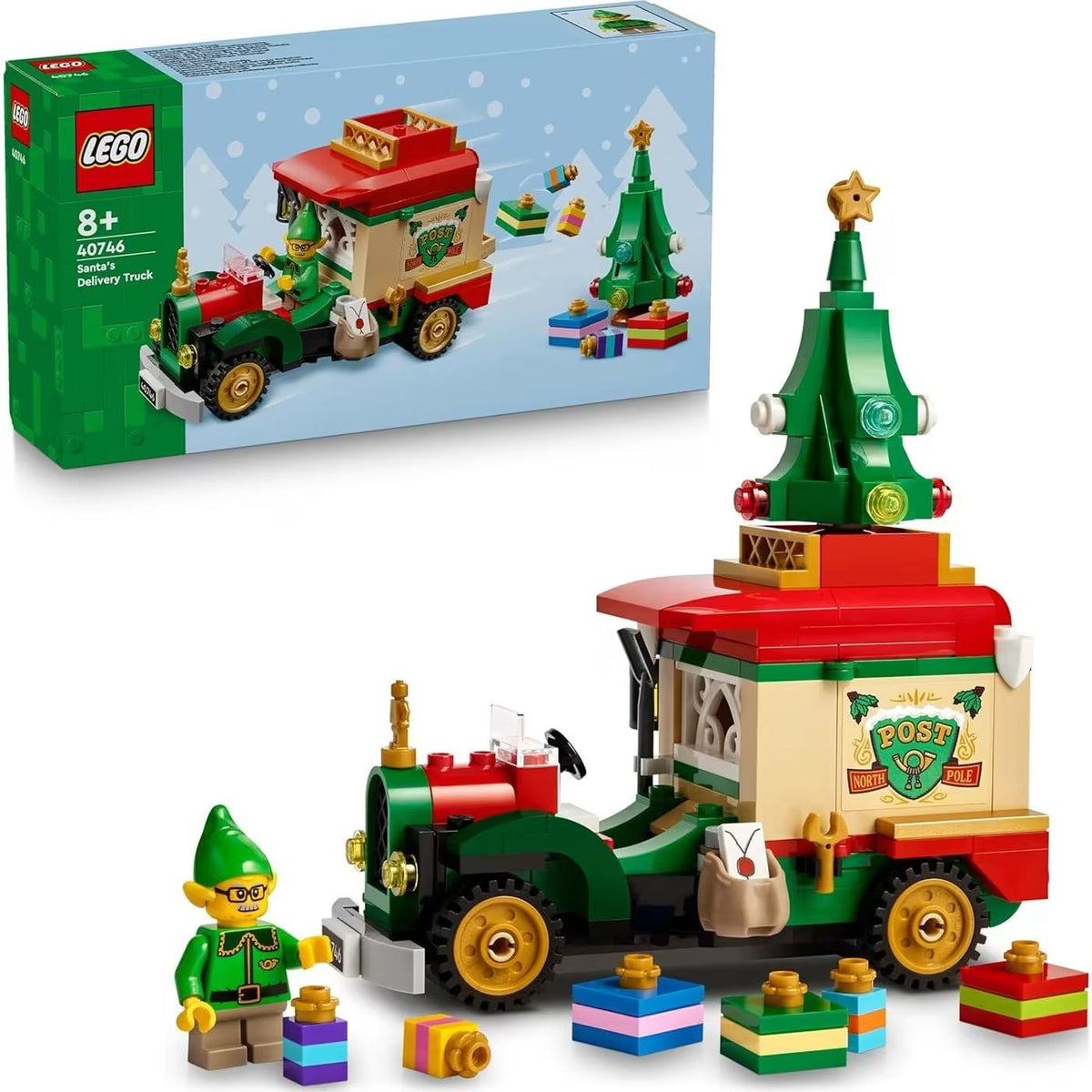 LEGO Santa's Delivery Truck Building Set for Ages 8+, 224 Pieces