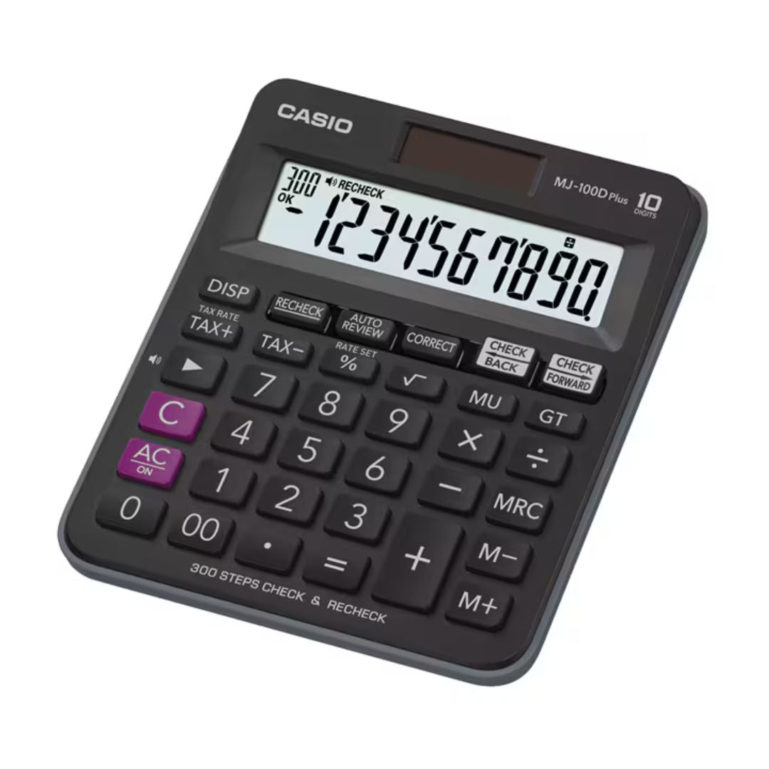 CASIO MJ-100D Plus, Check & Recheck Calculator