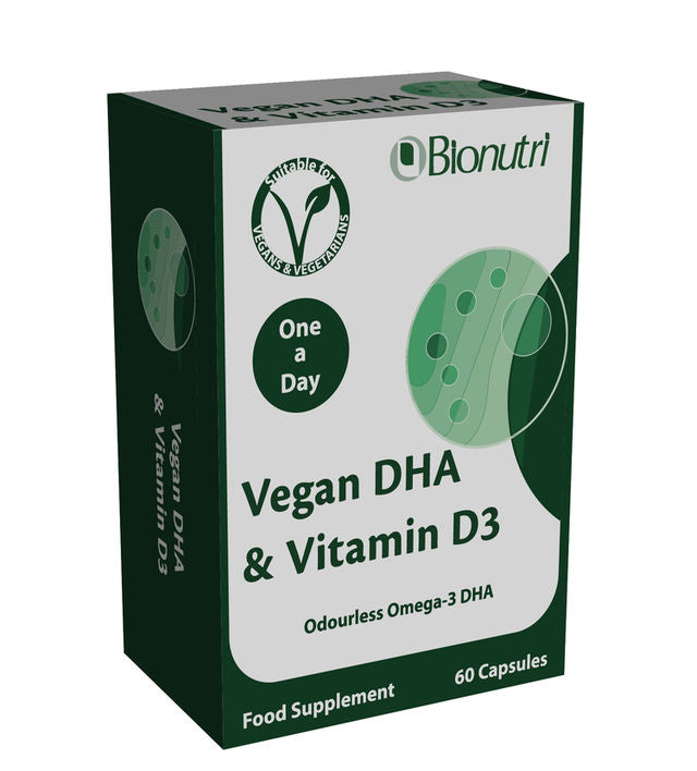 BioNutri Vegan DHA & Vitamin D3 60Caps