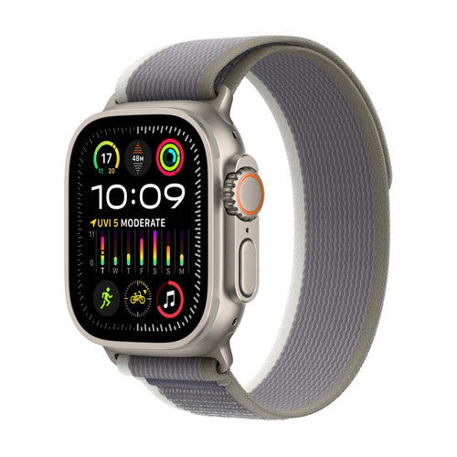 Ultra 2 GPS + Cellular, 49mm Titanium Trail Loop M/L