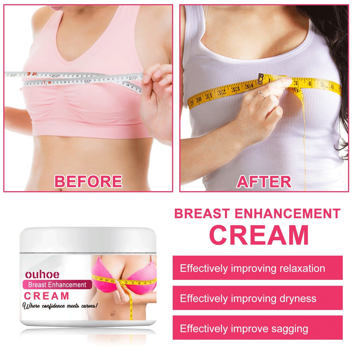 Boost Your Confidence with Plump Breasts Enhancement Cream, Fast Results ,50g