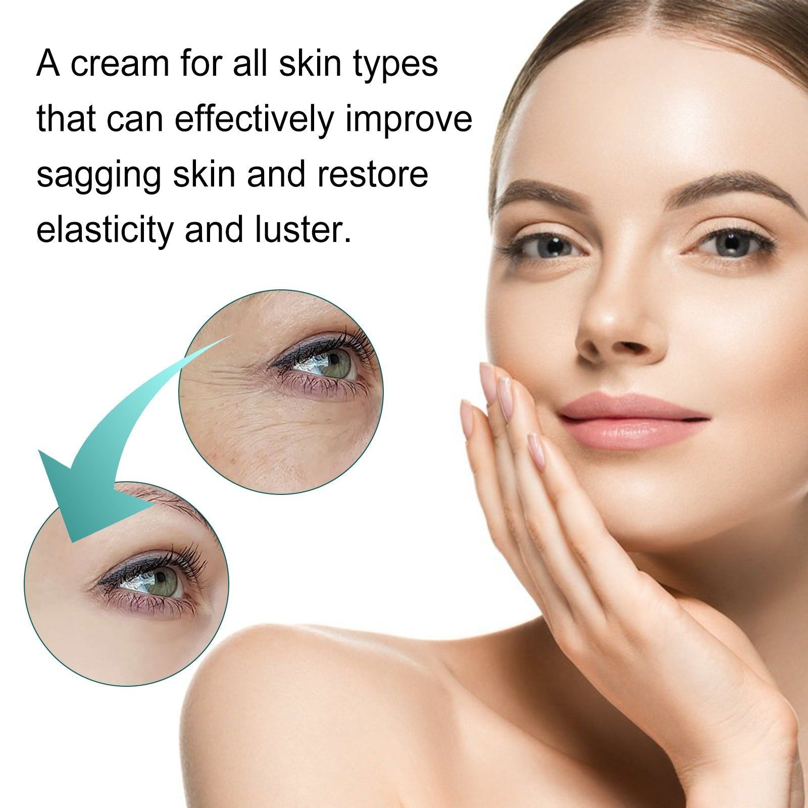 Hydrating Collagen Cream for Anti-Aging, Moisturizing, Brightening, Firming, Youthful Skin ,50ml