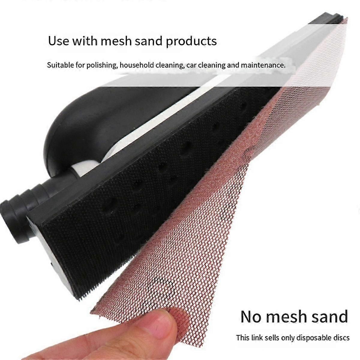 Hand Sanding Block With Dust Free Vacuum And Spare Pads