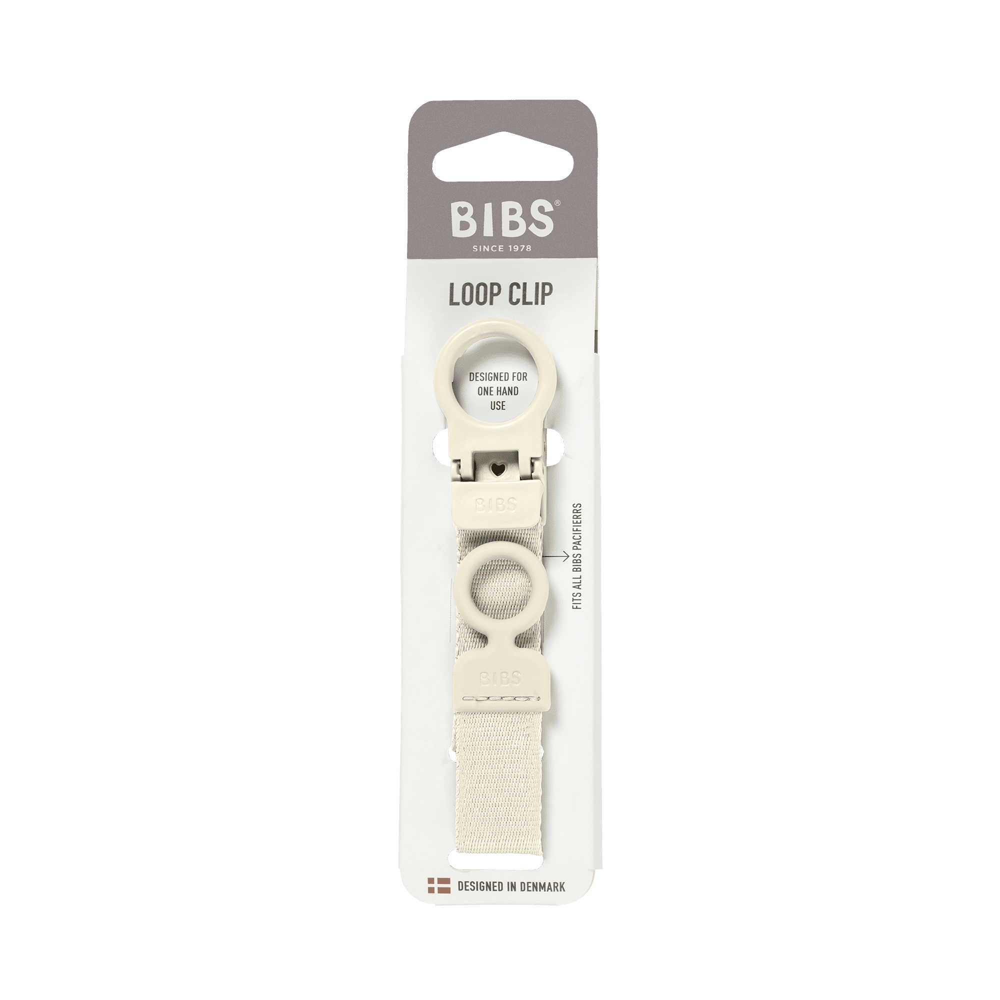 BIBS Loop Clip - Ivory