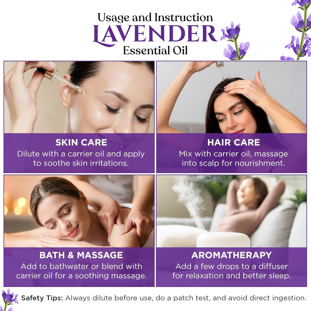 Rey Naturals Lavender Essential Oil pure 100 natural 15 ml