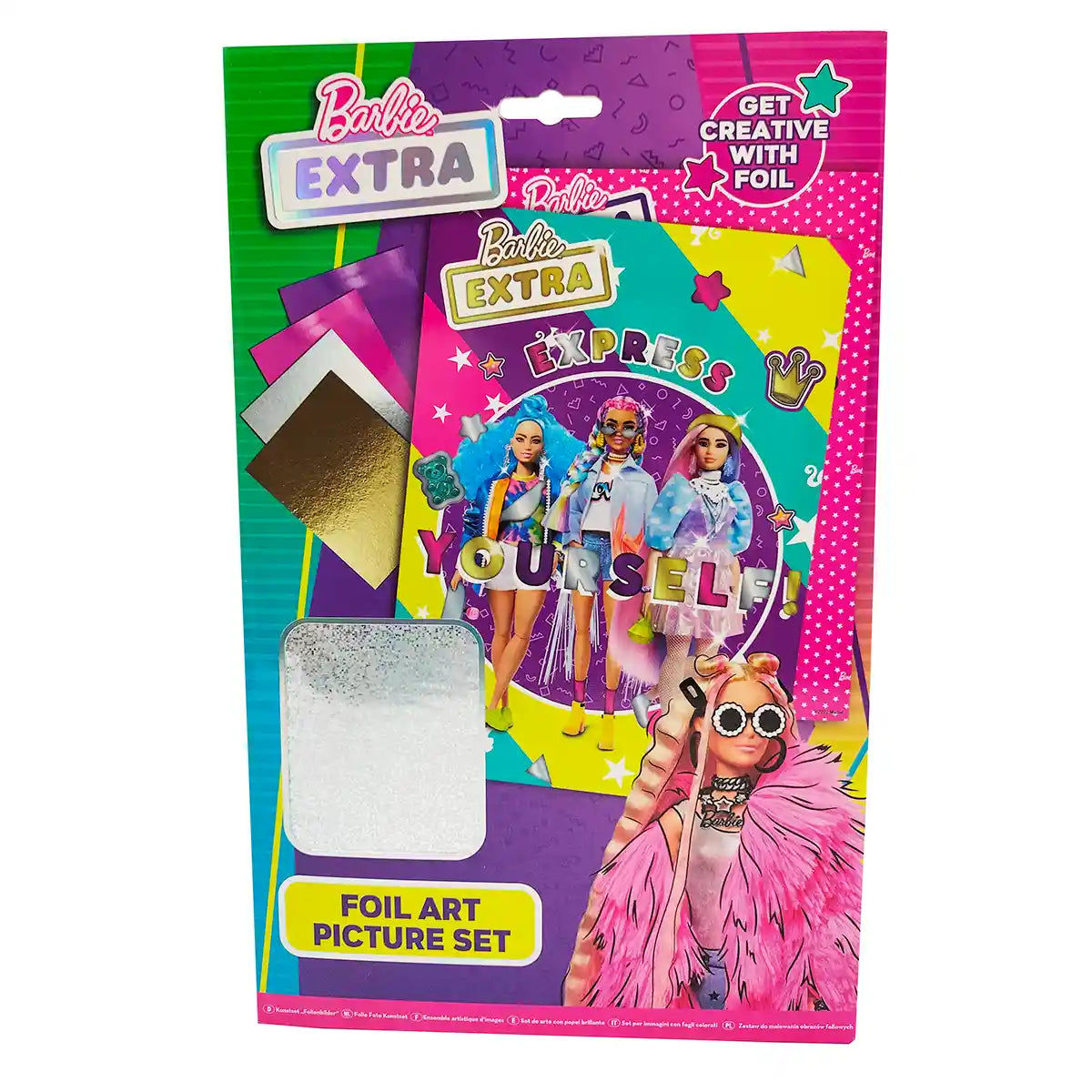 BARBIE EXTRA FOIL ART PICTURE SET