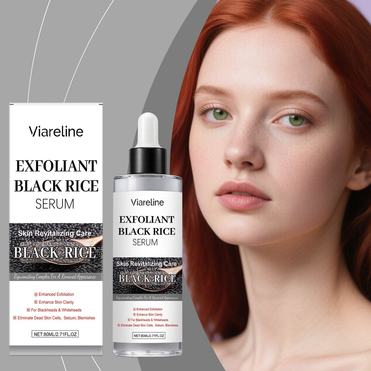 Black Rice Exfoliating Essence Pore Cleansing Serum 80ml