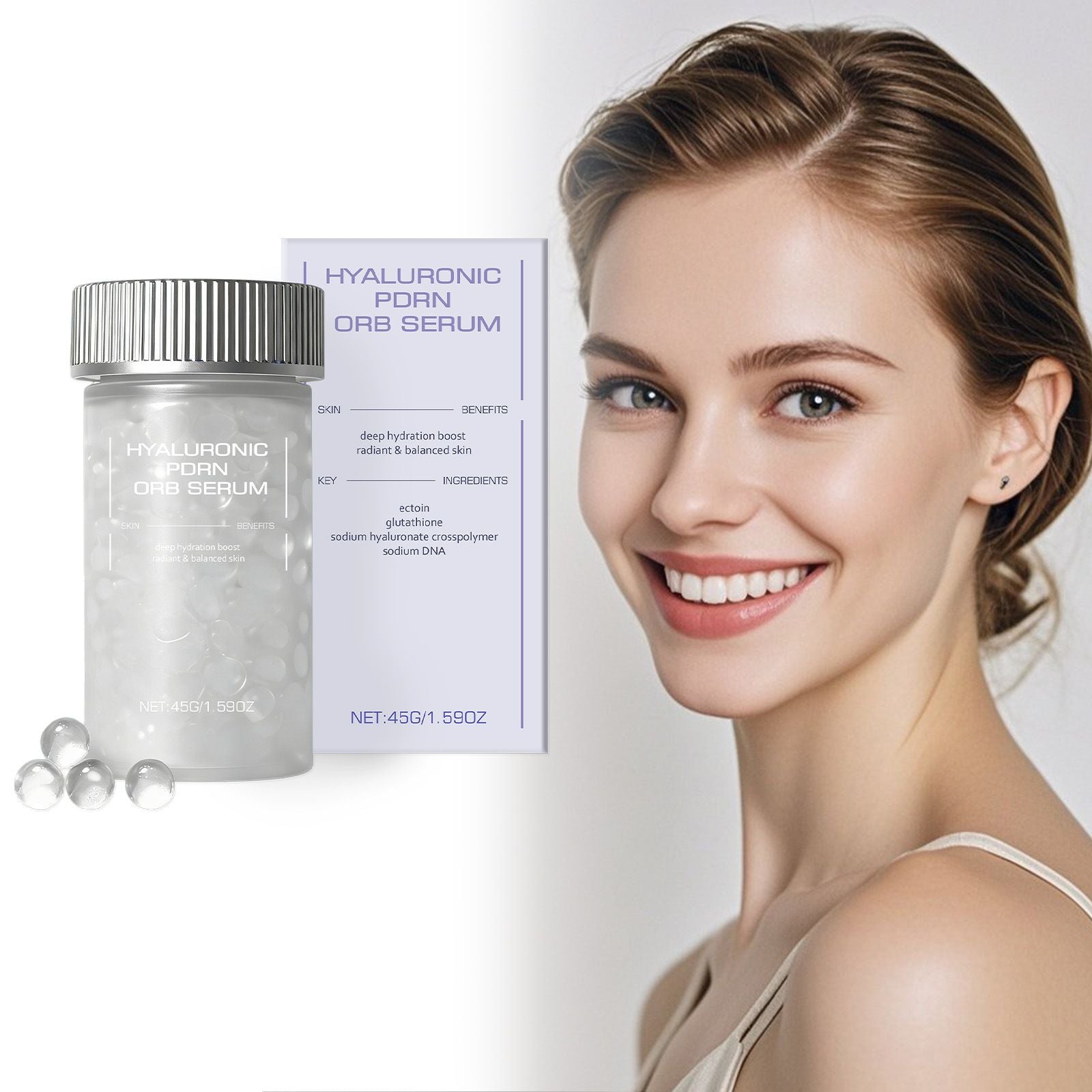 45g Hyaluronic Capsule Serum with Deep Hydration