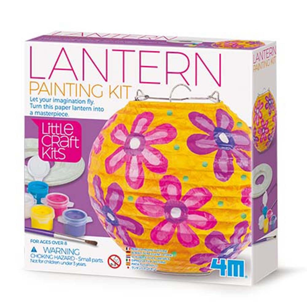 4M Little Crafts Kits Lantern Painting Kit, 8+ Years