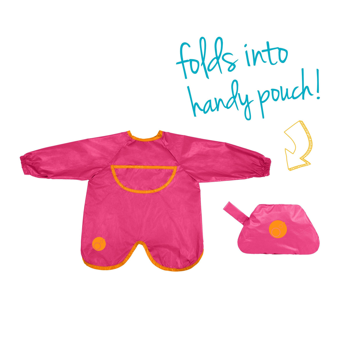Strawberry Shake Smock Bib