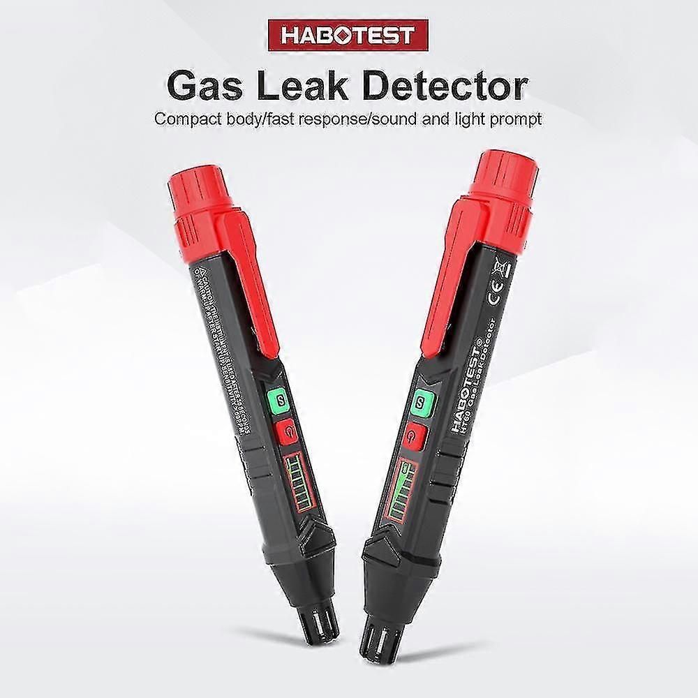 Ht60 Portable Gas Leak Detector Handheld Combustible Gas Detector With Audible And Visual