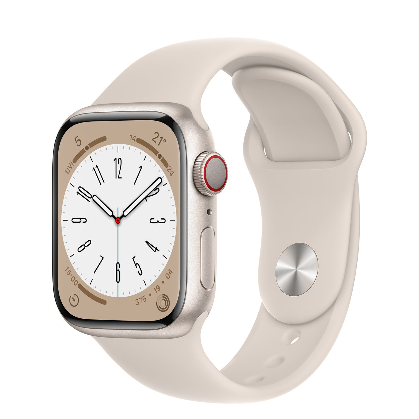 Series 8 GPS + Cellular 41mm Aluminium Case with Sport Band
