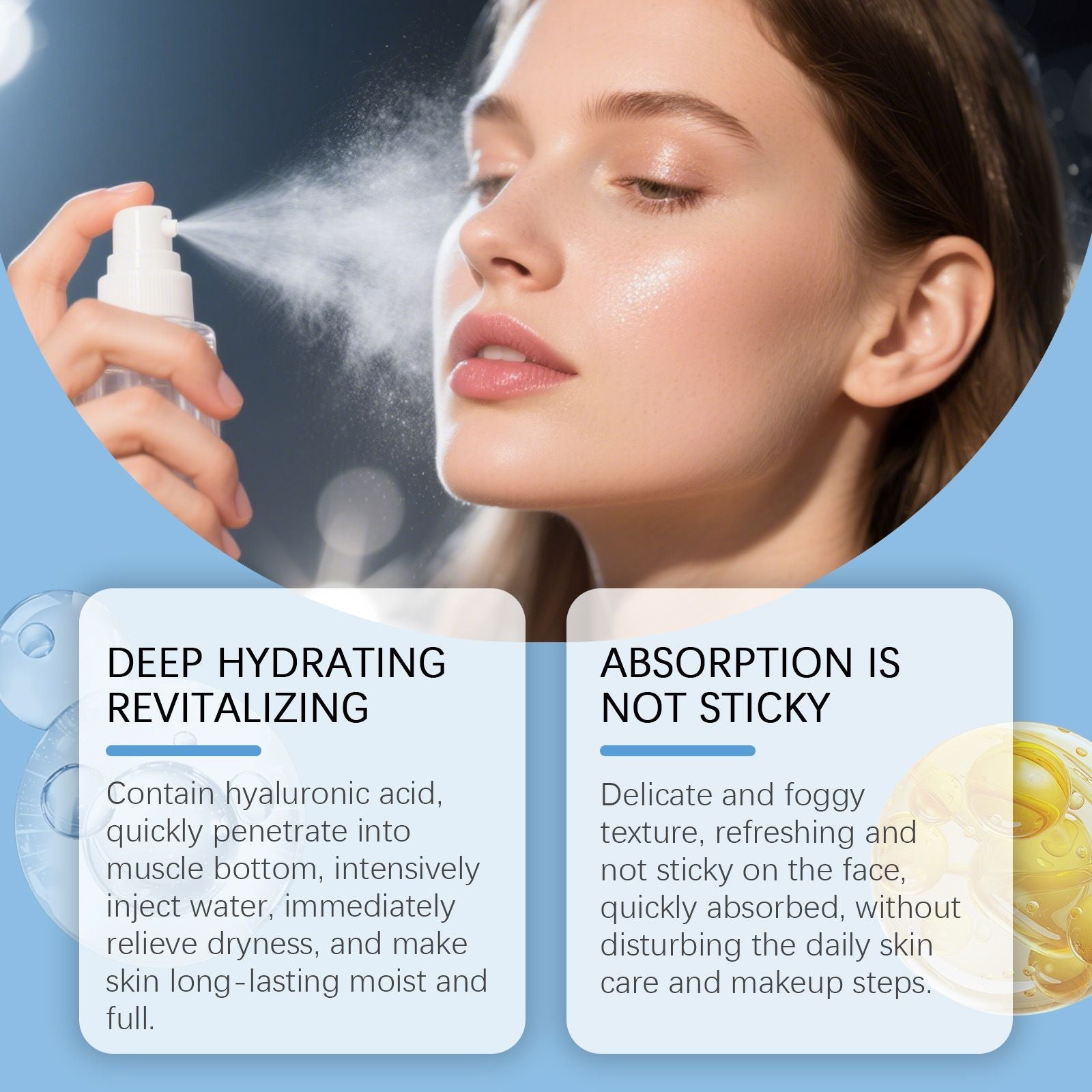 60ml Hyaluronic Face Mist with Hydrating and Radiant