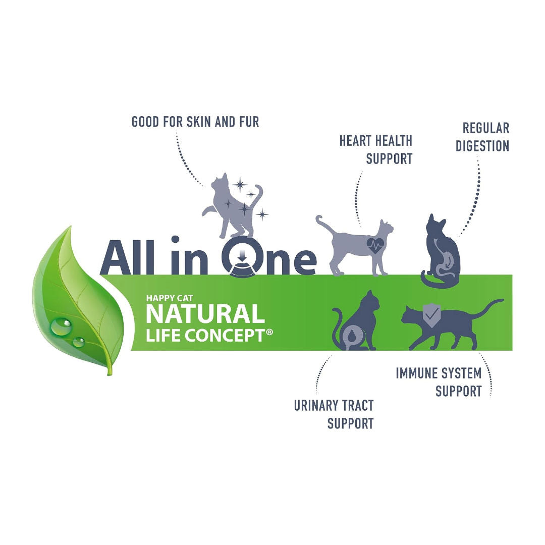 Happy Cat Indoor Adult Alpine Beef Dry Cat Food For Cats, 1+ Year Old